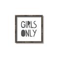 Picture of Girls Only _GroupedProduct_Square_Mini_ _GroupedProduct_Square_Canvas_Framed_