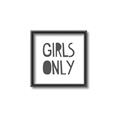 Picture of Girls Only _GroupedProduct_Square_Mini_ _GroupedProduct_Square_Canvas_Framed_