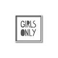 Picture of Girls Only _GroupedProduct_Square_Mini_ _GroupedProduct_Square_Canvas_Framed_