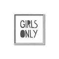 Picture of Girls Only _GroupedProduct_Square_Mini_ _GroupedProduct_Square_Canvas_Framed_