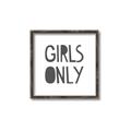 Picture of Girls Only _GroupedProduct_Square_Mini_ _GroupedProduct_Square_Canvas_Framed_
