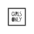 Picture of Girls Only _GroupedProduct_Square_Mini_ _GroupedProduct_Square_Canvas_Framed_