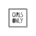 Picture of Girls Only _GroupedProduct_Square_Mini_ _GroupedProduct_Square_Canvas_Framed_