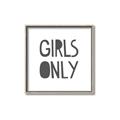 Picture of Girls Only _GroupedProduct_Square_Mini_ _GroupedProduct_Square_Canvas_Framed_