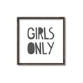 Picture of Girls Only _GroupedProduct_Square_Mini_ _GroupedProduct_Square_Canvas_Framed_