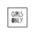 Picture of Girls Only _GroupedProduct_Square_Mini_ _GroupedProduct_Square_Canvas_Framed_