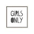 Picture of Girls Only _GroupedProduct_Square_Mini_ _GroupedProduct_Square_Canvas_Framed_