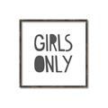 Picture of Girls Only _GroupedProduct_Square_Mini_ _GroupedProduct_Square_Canvas_Framed_