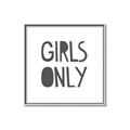 Picture of Girls Only _GroupedProduct_Square_Mini_ _GroupedProduct_Square_Canvas_Framed_