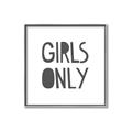Picture of Girls Only _GroupedProduct_Square_Mini_ _GroupedProduct_Square_Canvas_Framed_