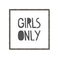 Picture of Girls Only _GroupedProduct_Square_Mini_ _GroupedProduct_Square_Canvas_Framed_