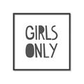 Picture of Girls Only _GroupedProduct_Square_Mini_ _GroupedProduct_Square_Canvas_Framed_