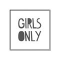 Picture of Girls Only _GroupedProduct_Square_Mini_ _GroupedProduct_Square_Canvas_Framed_