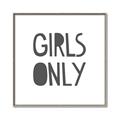 Picture of Girls Only _GroupedProduct_Square_Mini_ _GroupedProduct_Square_Canvas_Framed_
