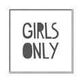 Picture of Girls Only _GroupedProduct_Square_Mini_ _GroupedProduct_Square_Canvas_Framed_