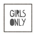 Picture of Girls Only _GroupedProduct_Square_Mini_ _GroupedProduct_Square_Canvas_Framed_