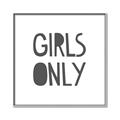 Picture of Girls Only _GroupedProduct_Square_Mini_ _GroupedProduct_Square_Canvas_Framed_