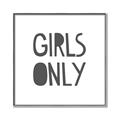 Picture of Girls Only _GroupedProduct_Square_Mini_ _GroupedProduct_Square_Canvas_Framed_