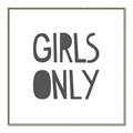 Picture of Girls Only _GroupedProduct_Square_Mini_ _GroupedProduct_Square_Canvas_Framed_