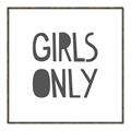 Picture of Girls Only _GroupedProduct_Square_Mini_ _GroupedProduct_Square_Canvas_Framed_