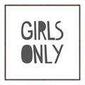 Picture of Girls Only _GroupedProduct_Square_Mini_ _GroupedProduct_Square_Canvas_Framed_