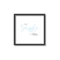 Picture of The Snuggle is Real Blue _GroupedProduct_Square_Mini_ _GroupedProduct_Square_Canvas_Framed_