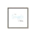Picture of The Snuggle is Real Blue _GroupedProduct_Square_Mini_ _GroupedProduct_Square_Canvas_Framed_