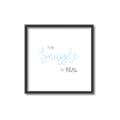 Picture of The Snuggle is Real Blue _GroupedProduct_Square_Mini_ _GroupedProduct_Square_Canvas_Framed_