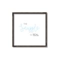 Picture of The Snuggle is Real Blue _GroupedProduct_Square_Mini_ _GroupedProduct_Square_Canvas_Framed_