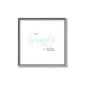 Picture of The Snuggle is Real Blue _GroupedProduct_Square_Mini_ _GroupedProduct_Square_Canvas_Framed_