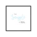 Picture of The Snuggle is Real Blue _GroupedProduct_Square_Mini_ _GroupedProduct_Square_Canvas_Framed_