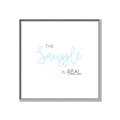 Picture of The Snuggle is Real Blue _GroupedProduct_Square_Mini_ _GroupedProduct_Square_Canvas_Framed_