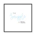 Picture of The Snuggle is Real Blue _GroupedProduct_Square_Mini_ _GroupedProduct_Square_Canvas_Framed_