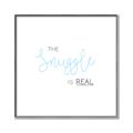 Picture of The Snuggle is Real Blue _GroupedProduct_Square_Mini_ _GroupedProduct_Square_Canvas_Framed_