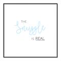 Picture of The Snuggle is Real Blue _GroupedProduct_Square_Mini_ _GroupedProduct_Square_Canvas_Framed_