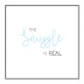 Picture of The Snuggle is Real Blue _GroupedProduct_Square_Mini_ _GroupedProduct_Square_Canvas_Framed_
