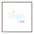 Picture of The Snuggle is Real Blue _GroupedProduct_Square_Mini_ _GroupedProduct_Square_Canvas_Framed_