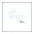 Picture of The Snuggle is Real Blue _GroupedProduct_Square_Mini_ _GroupedProduct_Square_Canvas_Framed_
