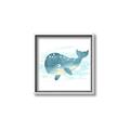Picture of Baby Blue Whale _GroupedProduct_Square_Mini_ _GroupedProduct_Square_Canvas_Framed_