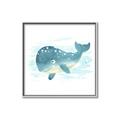 Picture of Baby Blue Whale _GroupedProduct_Square_Mini_ _GroupedProduct_Square_Canvas_Framed_