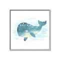 Picture of Baby Blue Whale _GroupedProduct_Square_Mini_ _GroupedProduct_Square_Canvas_Framed_