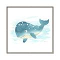 Picture of Baby Blue Whale _GroupedProduct_Square_Mini_ _GroupedProduct_Square_Canvas_Framed_