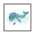 Picture of Baby Blue Whale _GroupedProduct_Square_Mini_ _GroupedProduct_Square_Canvas_Framed_