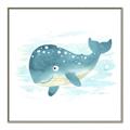 Picture of Baby Blue Whale _GroupedProduct_Square_Mini_ _GroupedProduct_Square_Canvas_Framed_