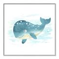 Picture of Baby Blue Whale _GroupedProduct_Square_Mini_ _GroupedProduct_Square_Canvas_Framed_