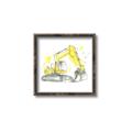 Picture of Construction Trucks I  _GroupedProduct_Square_Mini_ _GroupedProduct_Square_Canvas_Framed_