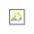Picture of Construction Trucks I  _GroupedProduct_Square_Mini_ _GroupedProduct_Square_Canvas_Framed_