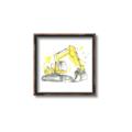 Picture of Construction Trucks I  _GroupedProduct_Square_Mini_ _GroupedProduct_Square_Canvas_Framed_