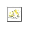 Picture of Construction Trucks I  _GroupedProduct_Square_Mini_ _GroupedProduct_Square_Canvas_Framed_