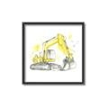 Picture of Construction Trucks I  _GroupedProduct_Square_Mini_ _GroupedProduct_Square_Canvas_Framed_